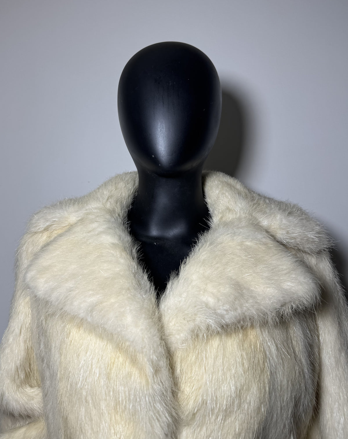 Luxury Genuine Mink Fur Coat for Women | Real Mink Fur Long Coat | Cream & Golden Beige Two Tone Mink Coat | Elegant Winter Outerwear