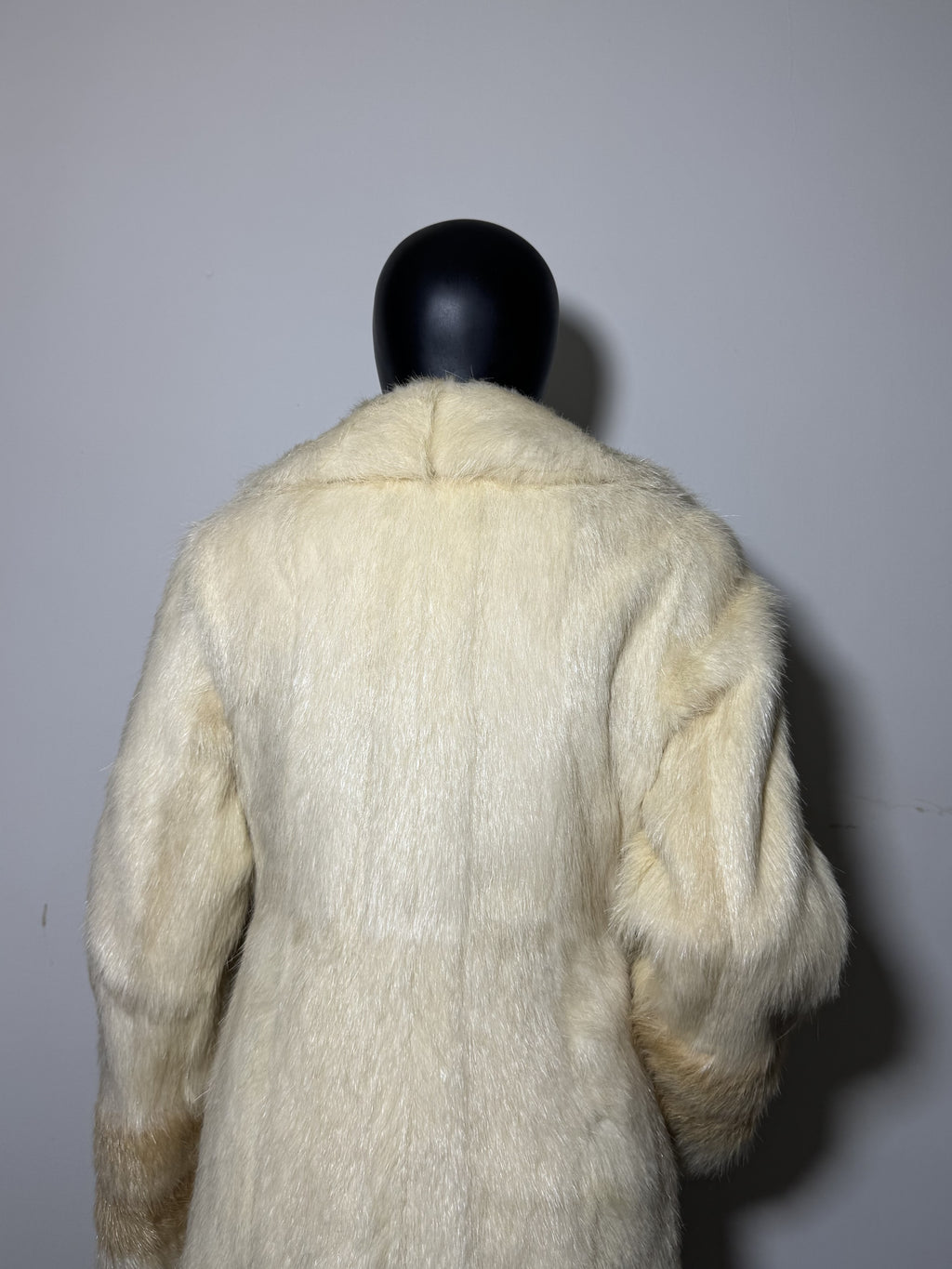 Luxury Genuine Mink Fur Coat for Women | Real Mink Fur Long Coat | Cream & Golden Beige Two Tone Mink Coat | Elegant Winter Outerwear